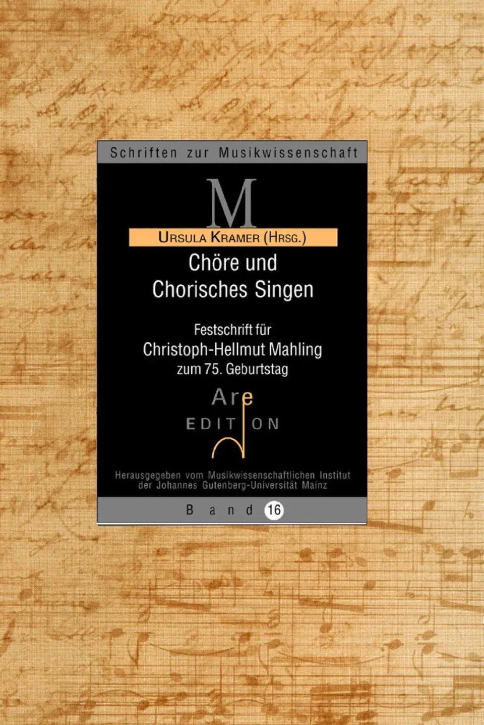 Are Musik Verlag Ursula Kramer Chöre und Chorisches Singen Buch