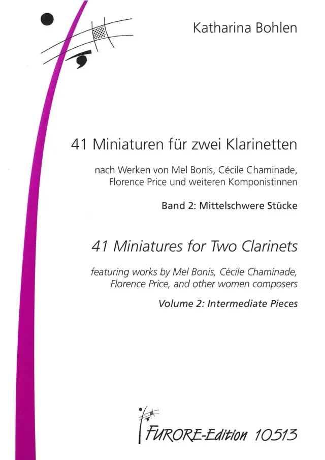 Furore Edition 41 Miniaturen Klarinetten-Duo Band 2 mittel
