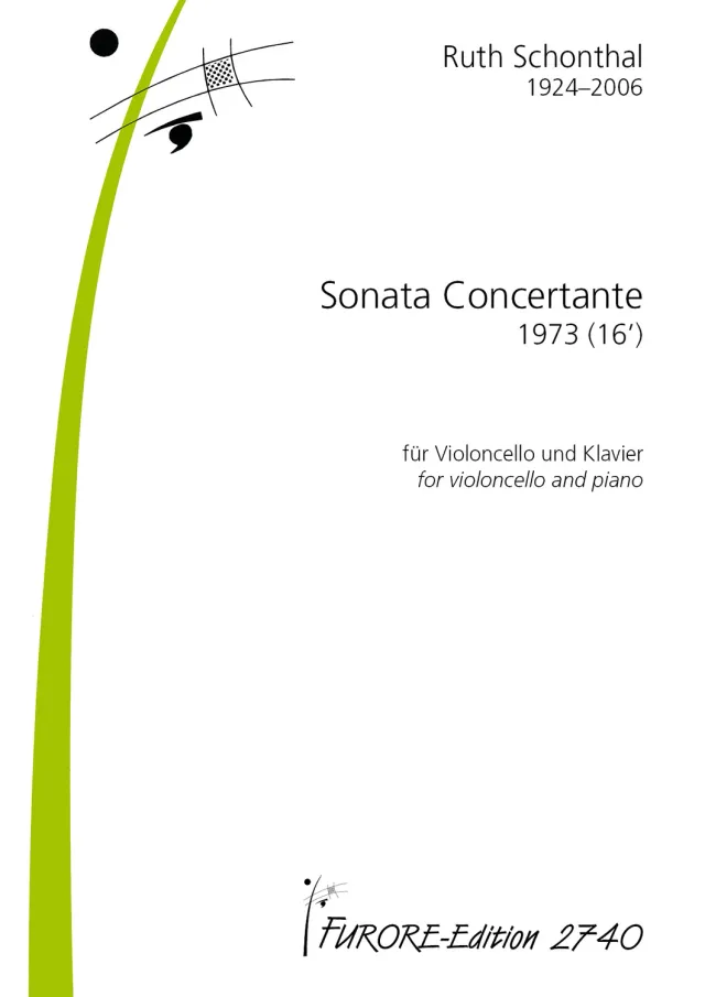 Furore Edition Sonata Concertante for Cello and Piano Noten