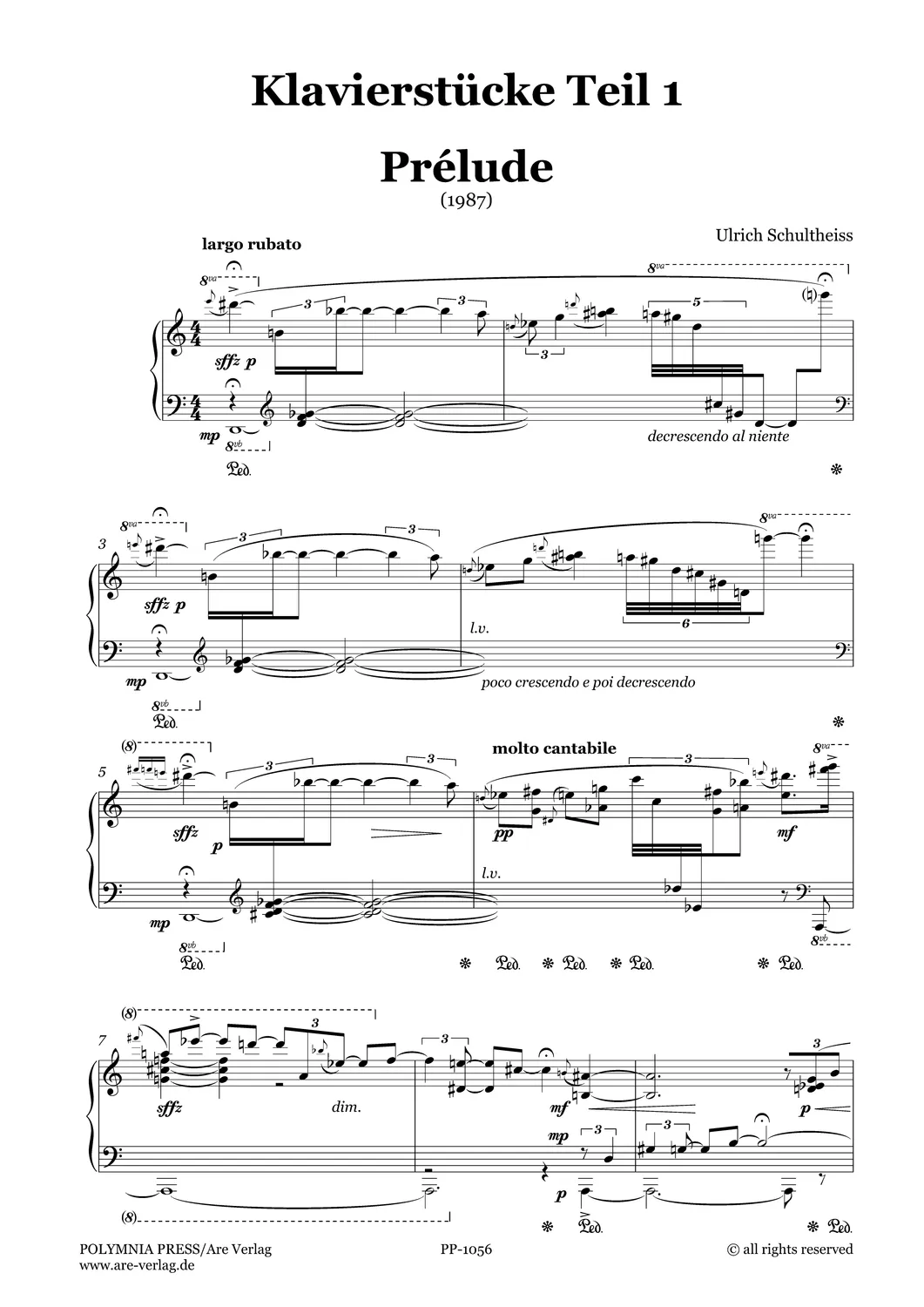 Are Musik Verlag Klavierstücke Teil 1 (1987) für Klavier Noten