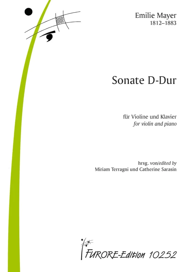 Furore Edition Sonate D-Dur Noten für Violine und Klavier