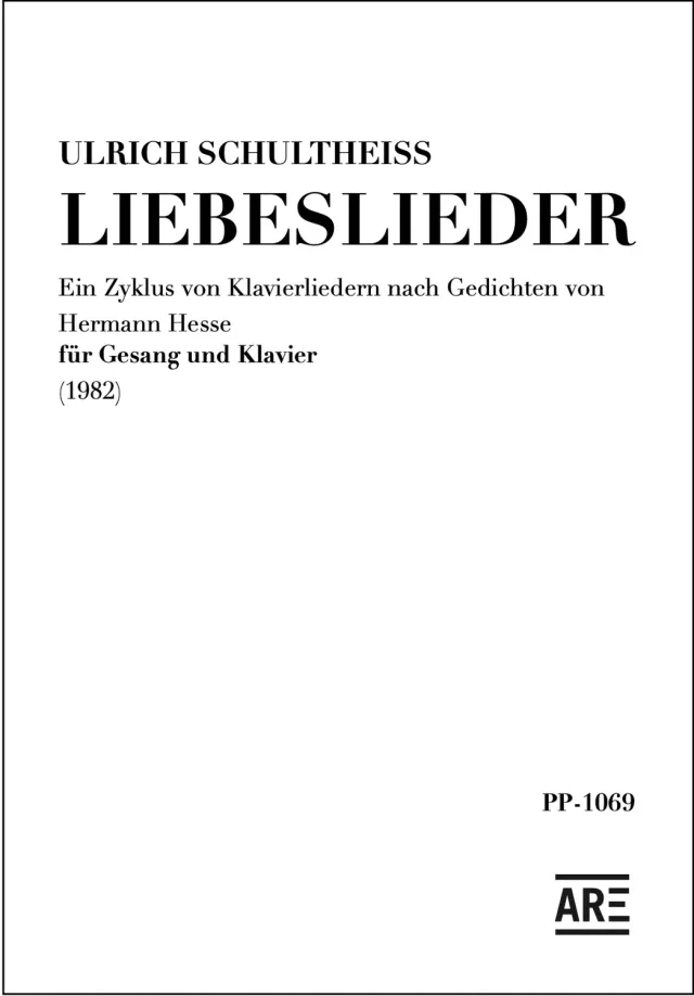 Are Musik Verlag Liebeslieder Gesang Klavier Noten