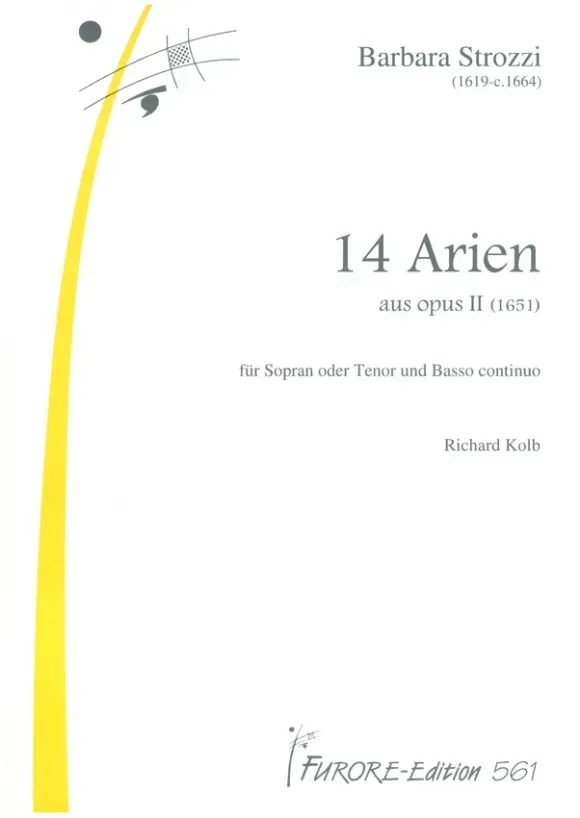 Furore Edition 14 Arien aus op. 2 Sopran Tenor Noten