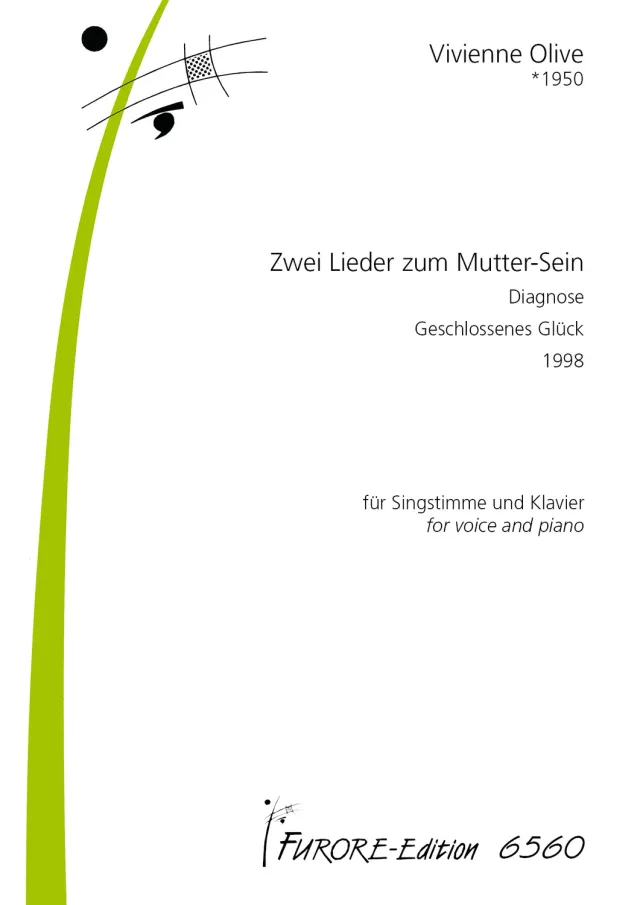 Furore Edition Zwei Lieder zum Mutter-Sein Gesangsnoten 2 Lieder