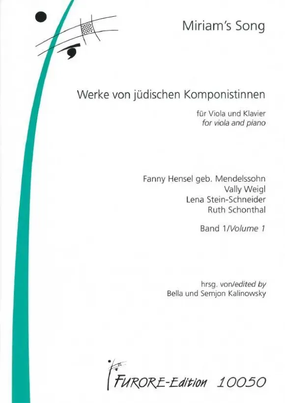 Furore Edition Miriam’s Song Band 1 Noten für Viola und Klavier