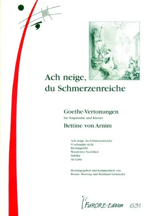 Furore Edition Goethe-Vertonungen Lieder für Singstimme und Klavier