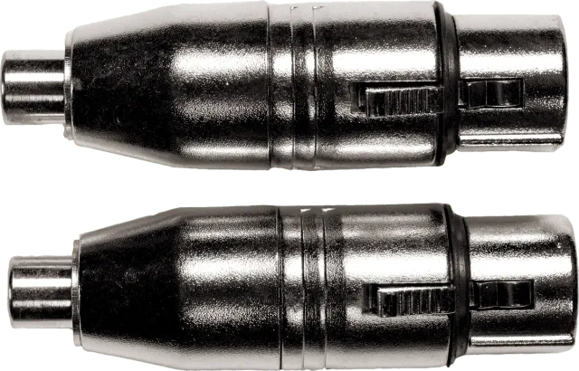 Yellow Cable AD20 Adapter RCA-Buchse auf XLR-Buchse, 2 Stück
