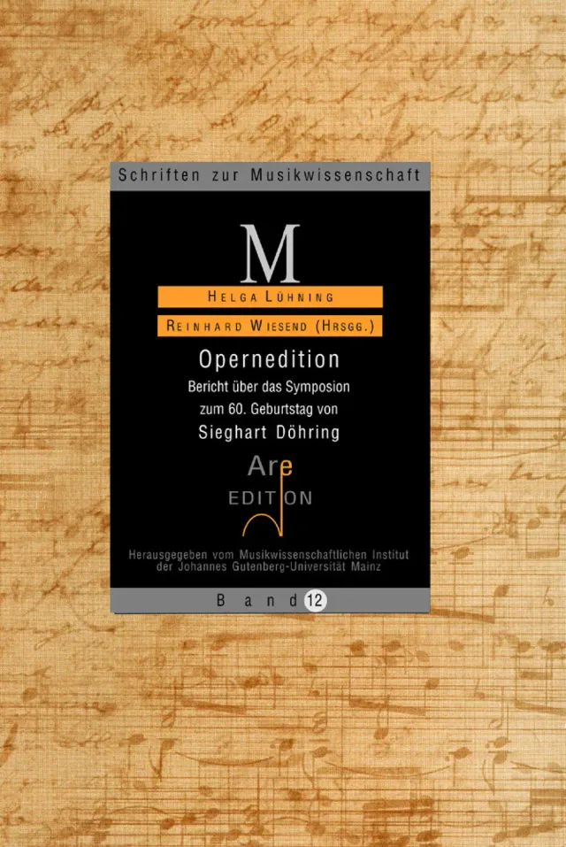 Are Musik Verlag Opernedition Lühning Wiesend Herausgeber