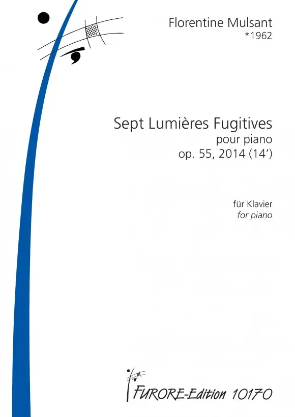 Furore Edition Sept Lumières Fugitives pour piano op. 55 Klaviernoten