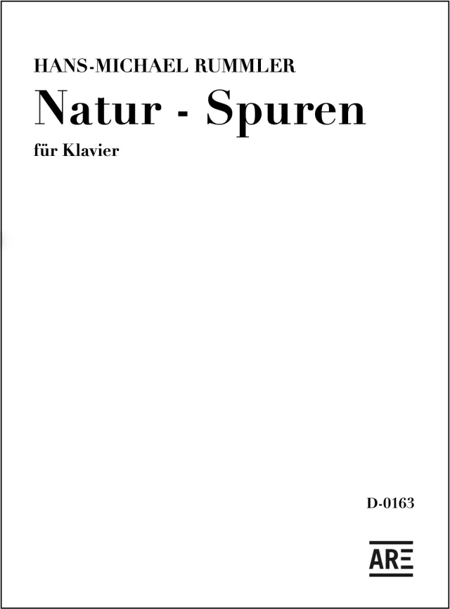 Are Musik Verlag Rummler Natur-Spuren Klaviernoten Klavier