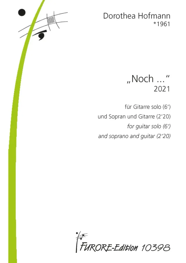 Furore Edition „Noch …“ für Gitarre solo Gitarre-Noten