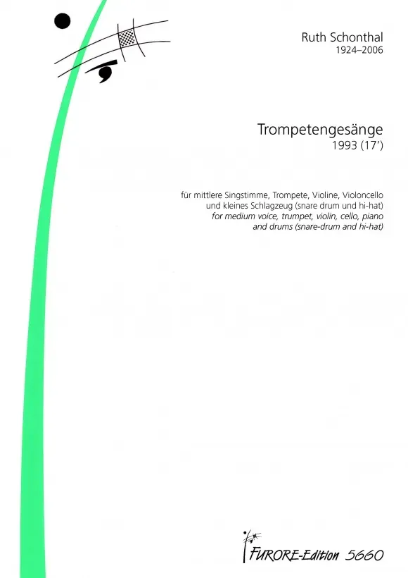Furore Edition Trompetengesänge Partitur MS Trompete Ensemble
