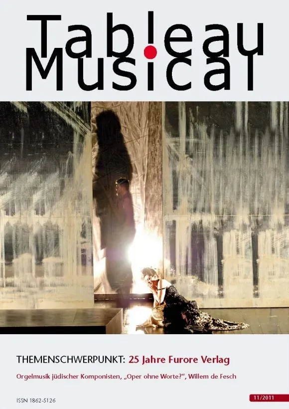 Furore Edition Tableau Musical Nr. 11 Heft Musikmagazin