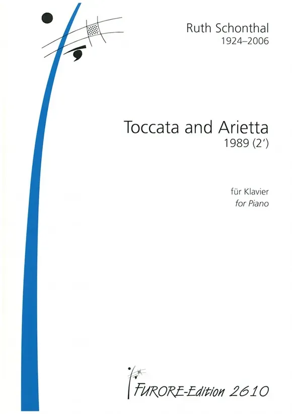 Furore Edition Toccata and Arietta Klavier Partitur schwer