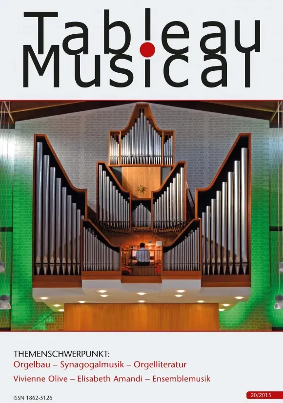 Furore Edition Tableau Musical Nr. 20 Heft Orgelmusik