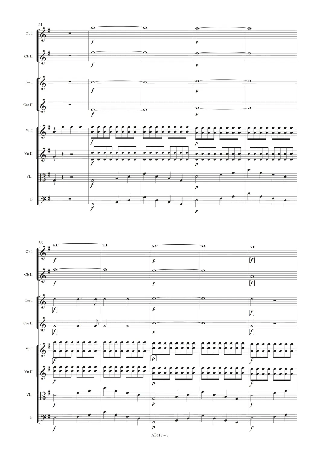 Artaria Saint-Georges Symphony in G major, Op. 11 No. 1 Noten