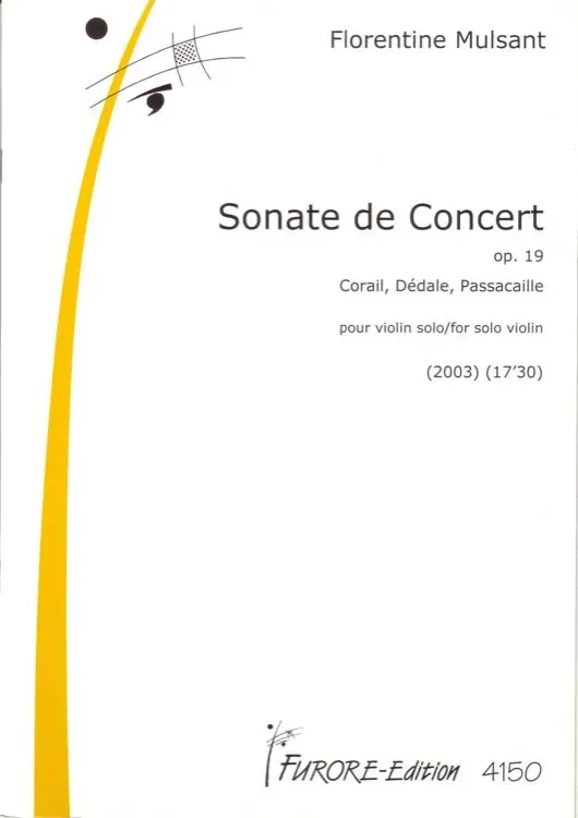 Furore Edition Sonate de Concert Violinenoten Solo