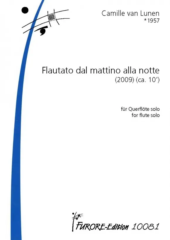 Furore Edition Flautato dal mattino alla notte Querflöte solo Noten