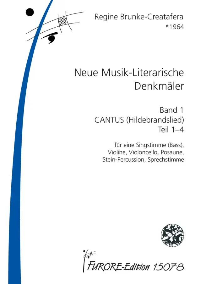 Furore Edition Neue Musik-Literarische Denkmäler Vol.1 Singspielnoten