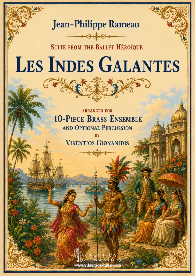 Vikentios Gionanidis Rameau Indes Galantes Noten Blechbläser