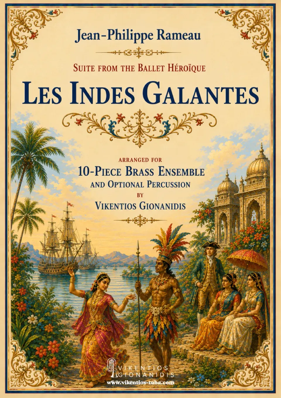 Vikentios Gionanidis Rameau Indes Galantes Noten Blechbläser