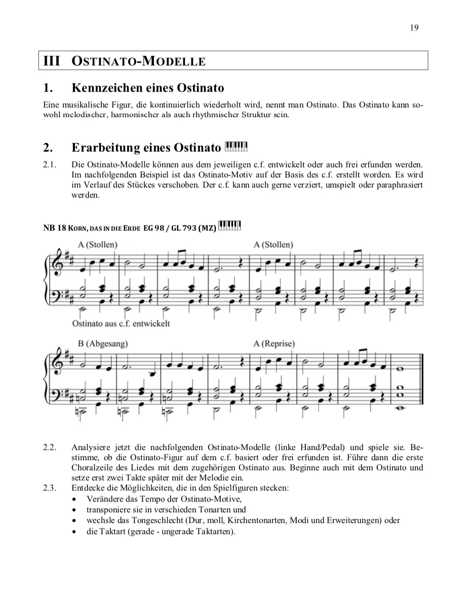 Are Musik Verlag Module zur Orgelimprovisation III Noten