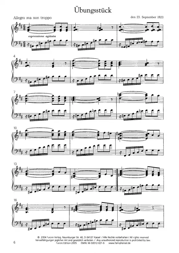 Furore Edition Klaviermusik – Eine Auswahl Klaviernoten für leicht bis mittelschwer