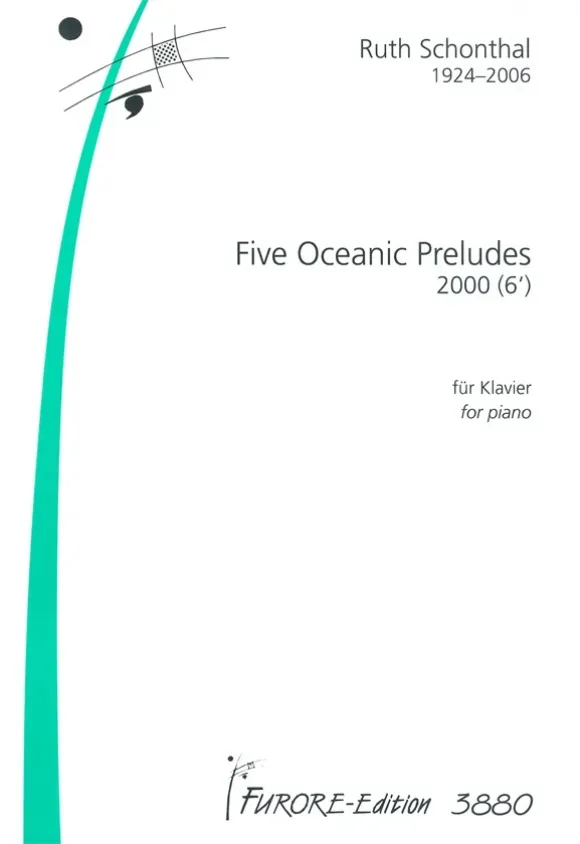 Furore Edition Five Oceanic Preludes Klavier Orgel Noten