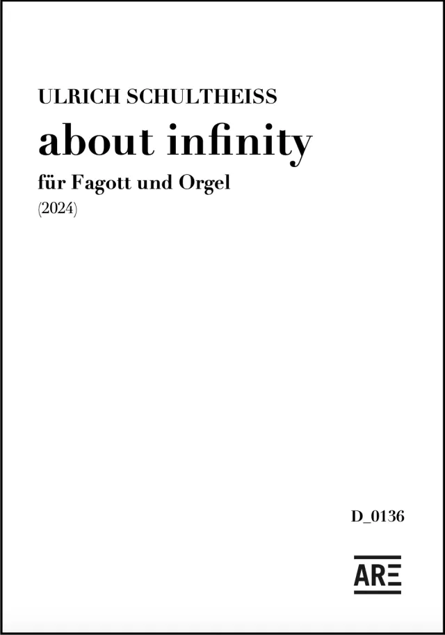 Are Musik Verlag Schultheiss about infinity Noten Fagott Orgel