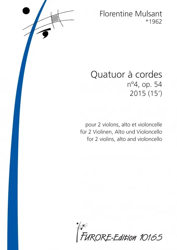 Furore Edition Quatuor à cordes nº4 op.54 Noten Streichquartett