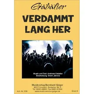 Studio-Verlag Rudi Seifert Verdammt lang her Blasmusik mit Gesang