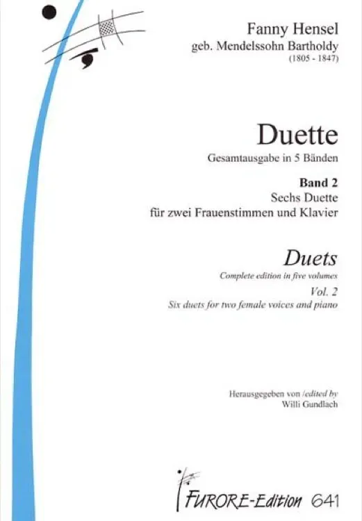 Furore Edition Duets vol. 2 Duette für zwei Soprane und Klavier