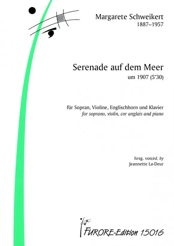Furore Edition Serenade auf dem Meer Noten Sopran Ensemble
