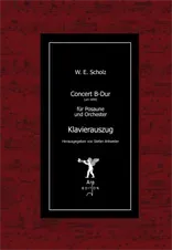 Are Musik Verlag Scholz Wilhelm Eduard Concert B-Dur Klavierauszug