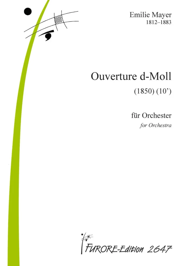 Furore Edition Overture in d-minor Orchester Leihmaterial 1850