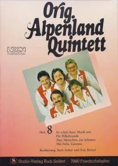Studio-Verlag Rudi Seifert Alpenland Quintett Heft 8 Noten B-Ware