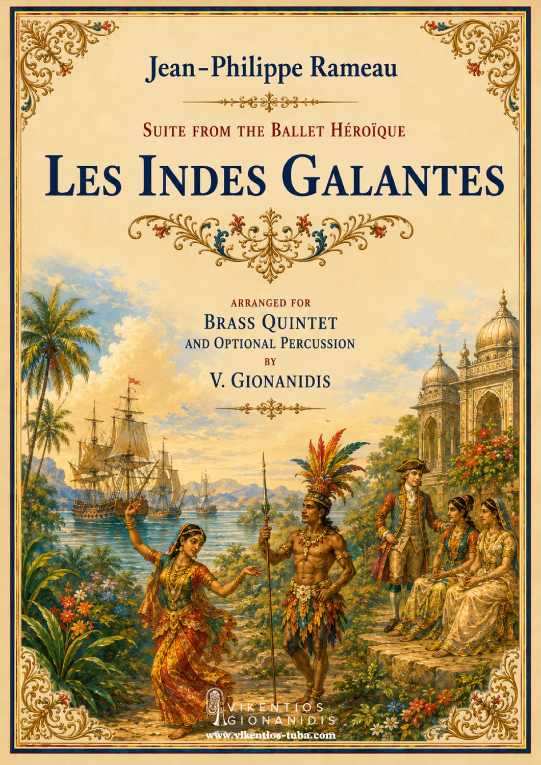 Vikentios Gionanidis Rameau Indes Galantes Noten Blechbläser