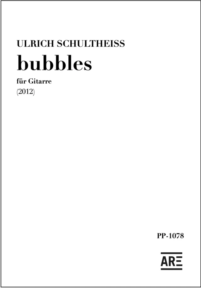 Are Musik Verlag bubbles Gitarrennoten 5 Stücke