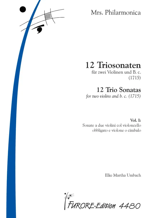 Furore Edition Triosonaten Vol I Noten für 2 Violinen B.c.
