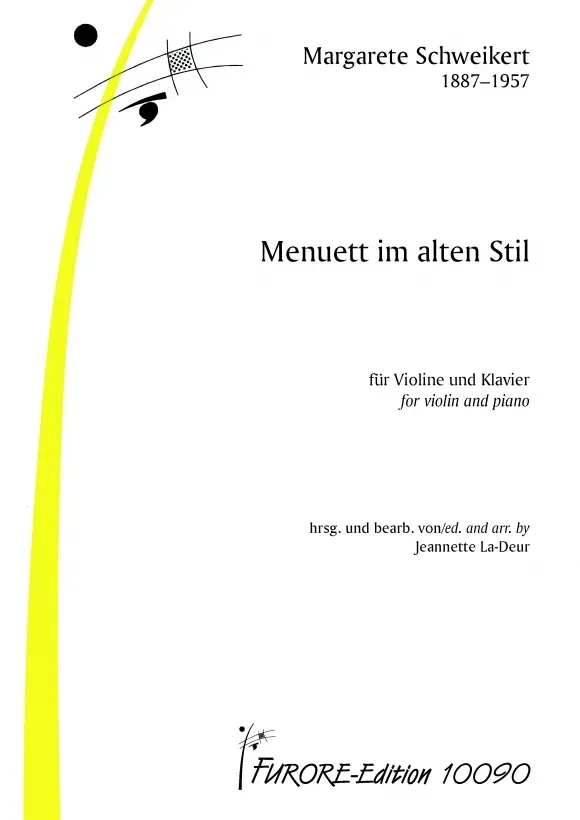 Furore Edition Schweikert Menuett Noten Violine Klavier