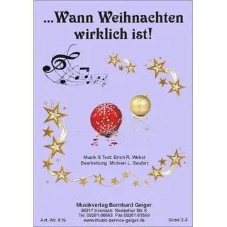 Studio-Verlag Rudi Seifert Wann Weihnachten wirklich ist Noten