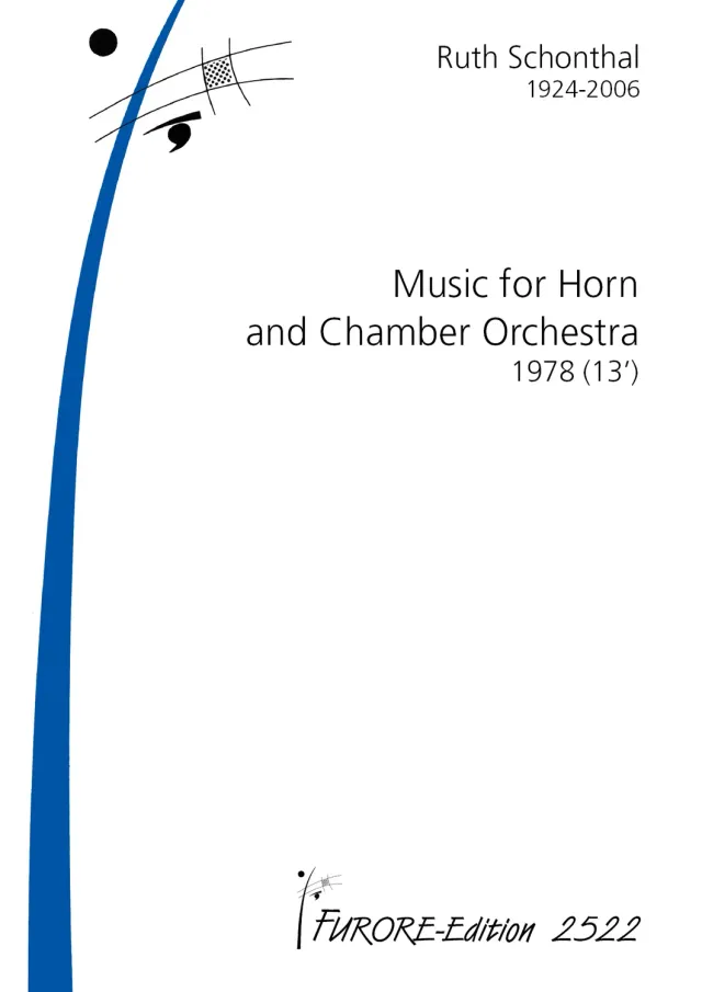 Furore Edition Music for Horn Kammerorchester Partitur