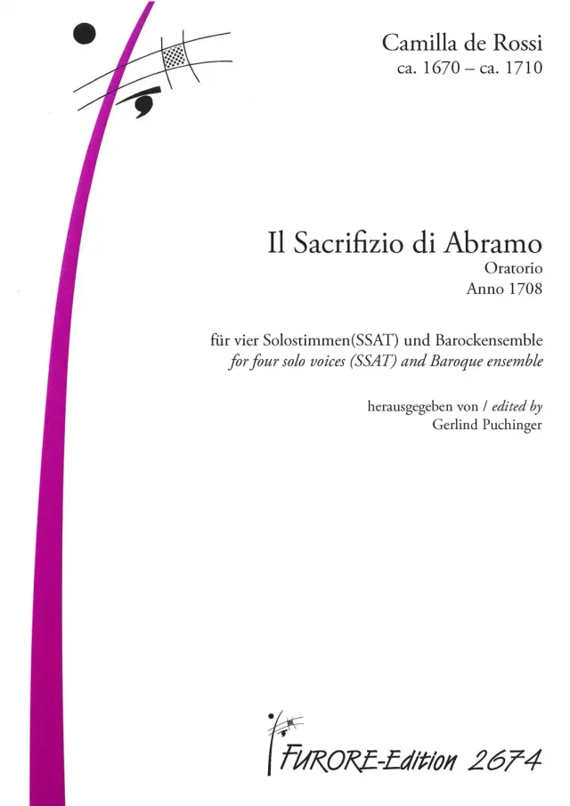 Furore Edition Il Sacrifizio di Abramo Oratorium Noten