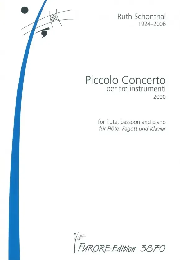 Furore Edition Piccolo Concerto Noten für Flöte, Fagott und Klavier