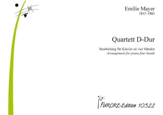 Furore Edition Quartett D-Dur für Klavier vierhändig