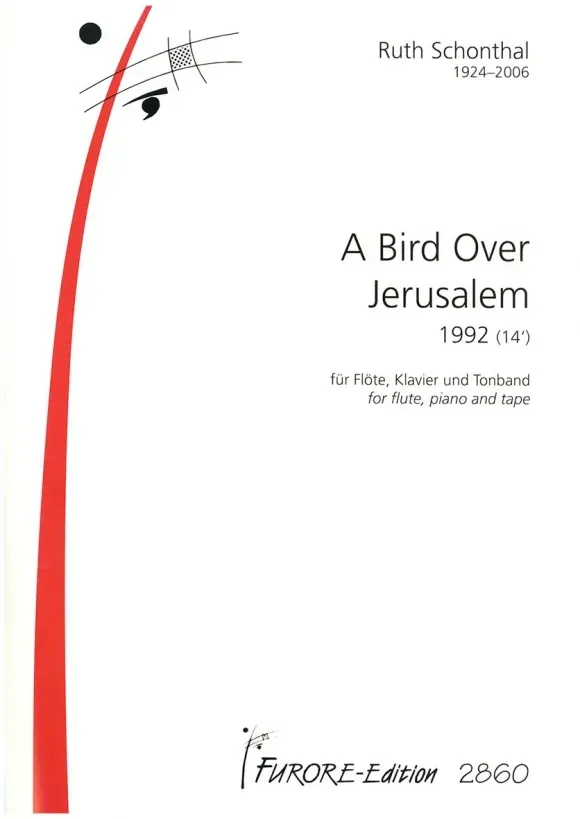 Furore Edition A Bird over Jerusalem Partitur und Tape für Flöte und Klavier