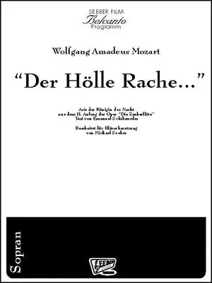 Seeber Film Verlag Der Hölle Rache Blasorchester Sopran Noten