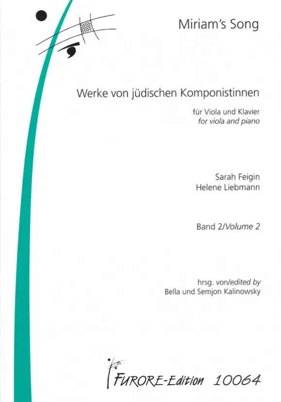 Furore Edition Miriam's Song Vol. 2 Viola-Noten