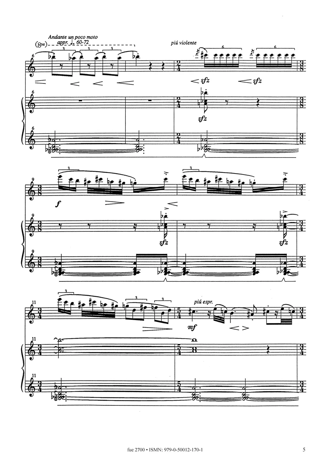 Furore Edition A Bird’s song about Flöte Klaviernoten Partitur