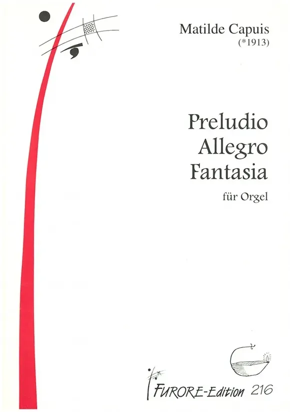 Furore Edition Preludio Allegro Fantasia Orgelnoten Partitur
